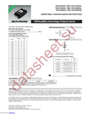 TISP4290M3AJR-S datasheet  