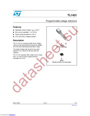 TL1431 datasheet  
