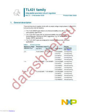 TL431AIDBZR,215 datasheet  