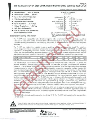 TL497AIDRG4 datasheet  