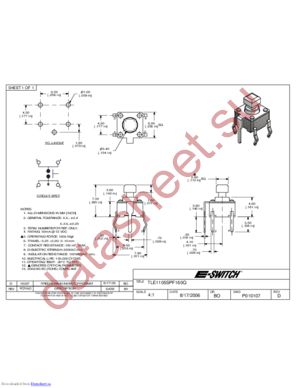 TLE1105SPF160R1DBLK datasheet  