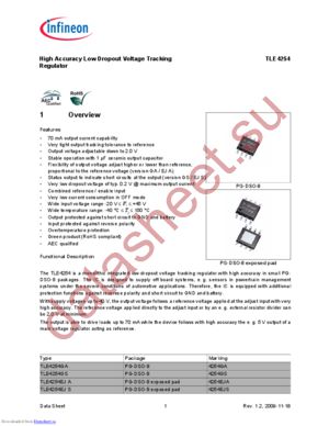 TLE4254EJA datasheet  