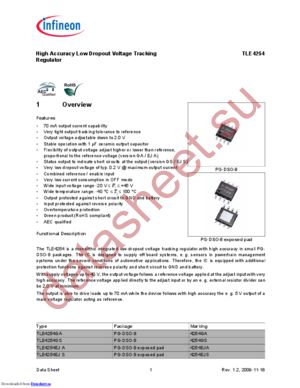 TLE4254GA datasheet  