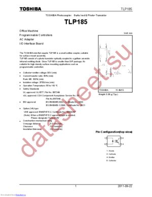 tlp185 datasheet  