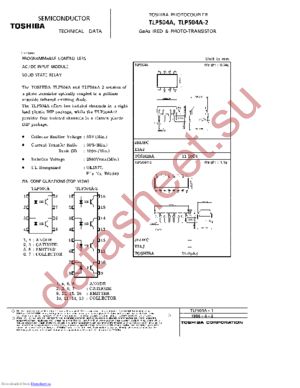 TLP504 datasheet  