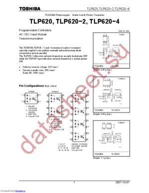 TLP620-4(GB,F) datasheet  