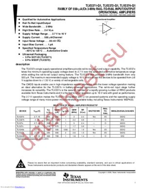 TLV2374-Q1 datasheet  