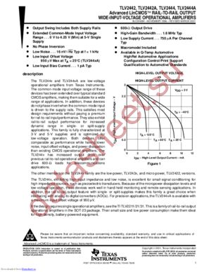 TLV2442IDRG4 datasheet  