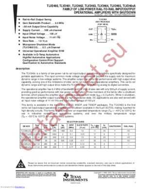 TLV2464IPWRG4 datasheet  