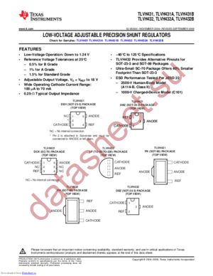 TLVH432CPKG3 datasheet  