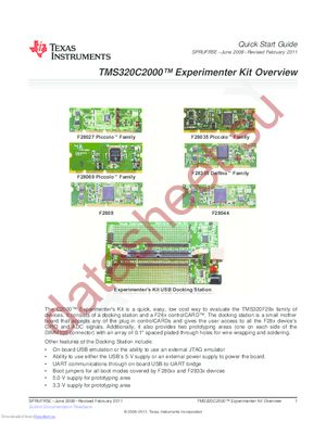 TMDXDOCK28027 datasheet  