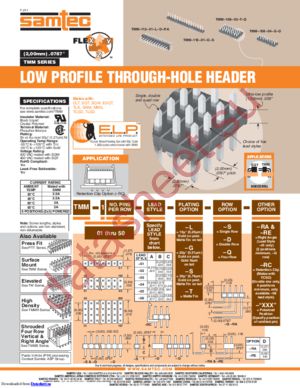 TMM-130-01-S-S datasheet  