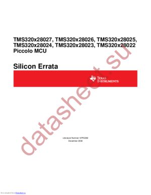 TMS320F2802748A datasheet  