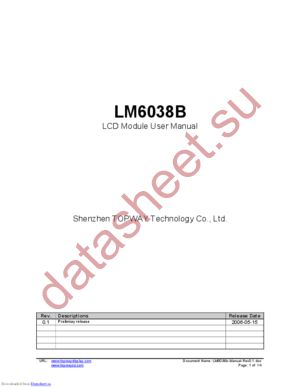 LM6038B datasheet  