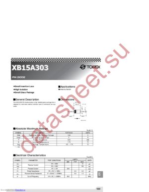 XB15A303 datasheet  