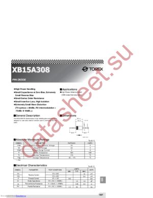 XB15A308 datasheet  