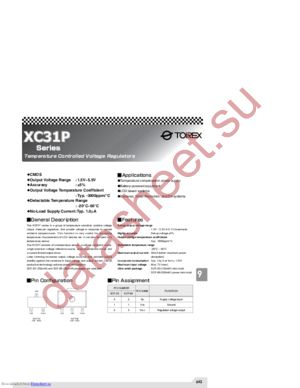 XC31PNS00 datasheet  