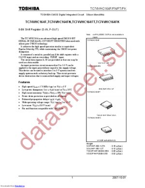 TC74VHC164F_12 datasheet  