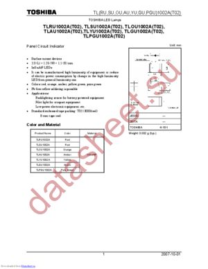 TLFGH1032 datasheet  