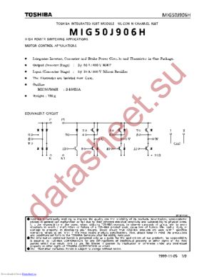 MIG50J906H datasheet  