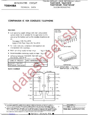 TA31101 datasheet  