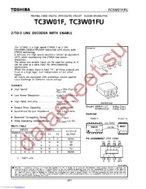 TC3W01 datasheet  