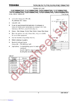 TLFGE1008A datasheet  