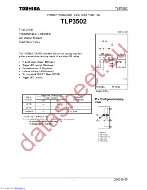 TLP3502(IFT7) datasheet  