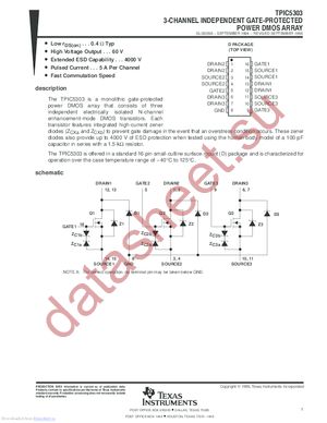 TPIC5303D datasheet  