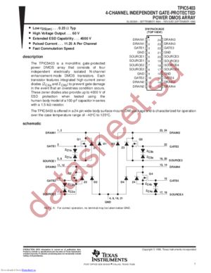 tpic5403dw datasheet  