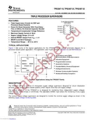 TPS3307-18DRG4 datasheet  