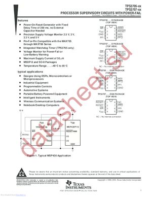 TPS3705-50DG4 datasheet  