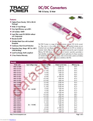 THD12-2410 datasheet  