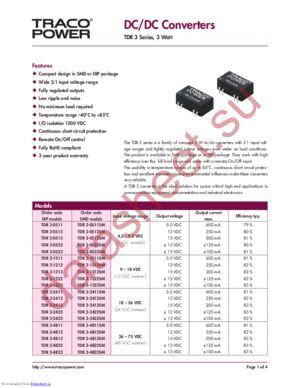 TDR3-1212 datasheet  