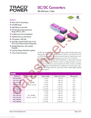 TEN-3-4810WI datasheet  