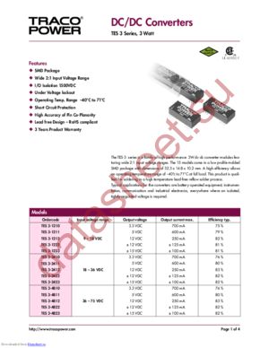 TES3-1212 datasheet  