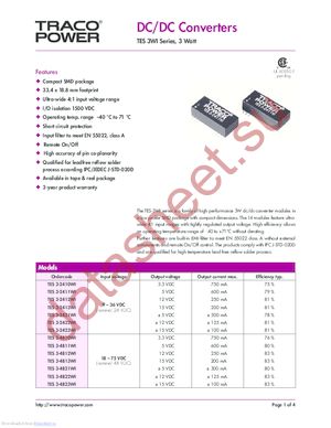 TES3-4810WI datasheet  