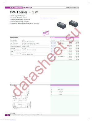 TRV1-1212 datasheet  