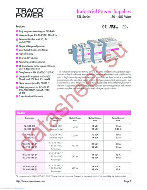 TSL120-124 datasheet  