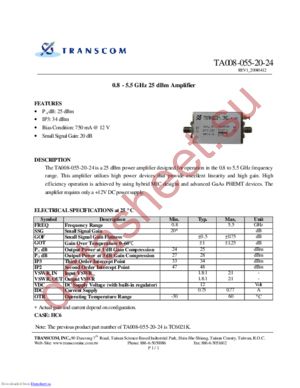 TA008-055-20-24 datasheet  