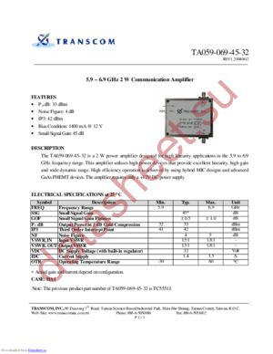 TA059-069-45-32 datasheet  