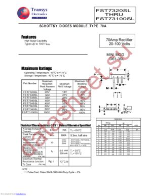 FST7320SL datasheet  