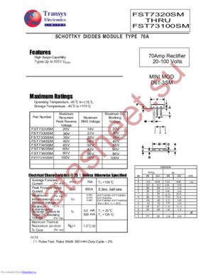 FST7320SM datasheet  