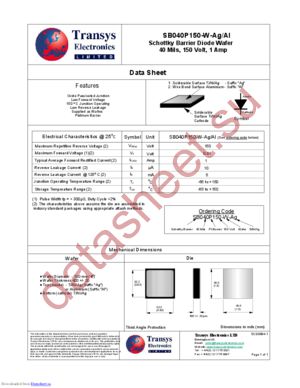 SB040P150-W-AL datasheet  