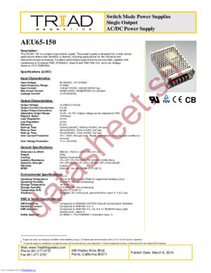 AEU65-150 datasheet  