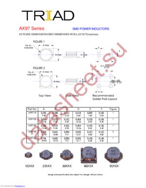 AX97-104R7 datasheet  
