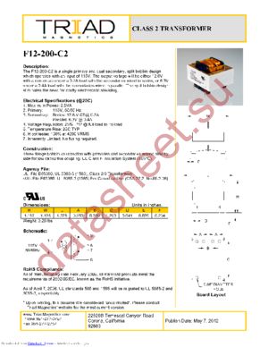 FS12-200-C2 datasheet  