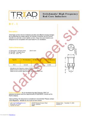 RC-KIT datasheet  