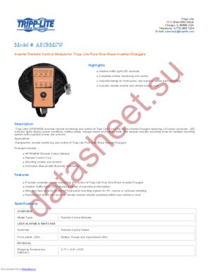 APSRMSW datasheet  