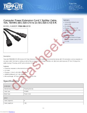 P004-006-2C13 datasheet  